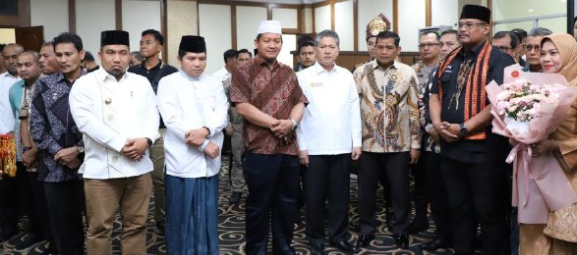 Pj Bupati Aceh Besar Sambut Kedatangan Pj Gubernur Aceh Baru